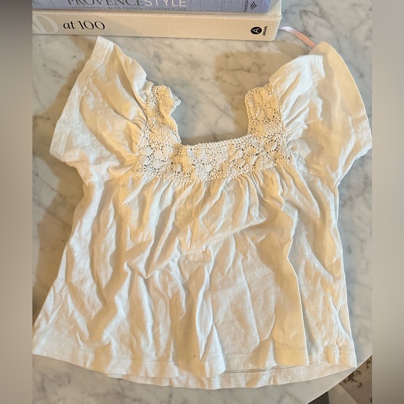 Zara Eyelet short tee top size: 18-24 months - Picture 3 of 4